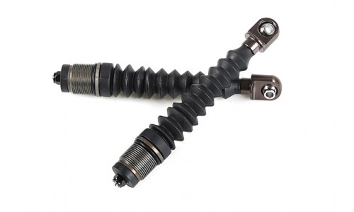 Shock Shaft (8mm) Set w/Alloy ball ends - 2Pcs REAR - GREY | Rovan Sports